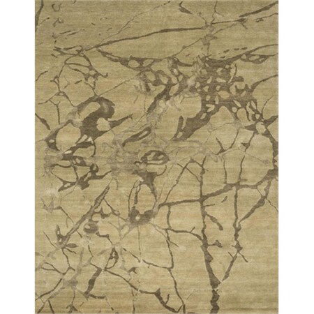 Loloi 10 ft. x 13 ft. 6 in. Hermitage Rectangular Shape Hand Knotted Area Rug- Beige and Ash HERMHE-13BEASA0D6